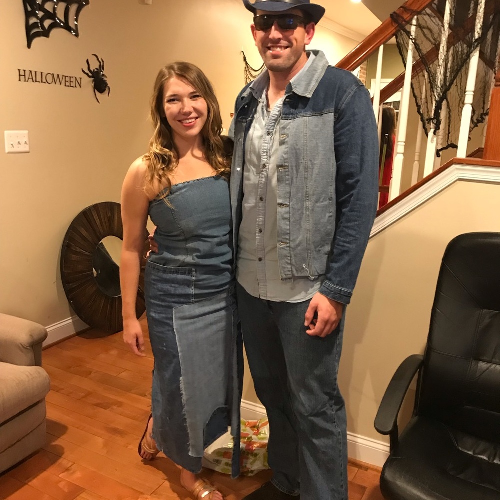 Britney Spears denim dress